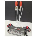New Siphon Pumps & 4 Pc Clamp Set
