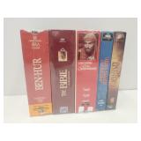 Sealed VHS  Tapes- Ben Hur, The 10 Commandments