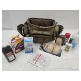 Like New Camo Cooler Bag w First Aid