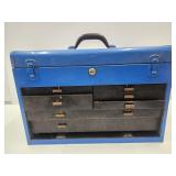 Machinists Toolbox w Handtools, See Pictures