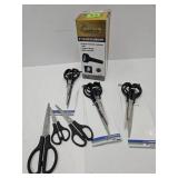 New 8" LED Flashlight & Scissors