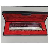 Germany M Hohner Super 64 Chromatic Harmonica
