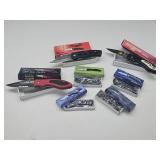 7 NIB Folding Pocket Knives