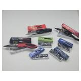7 NIB Folding Pocket Knives