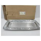 Longaberger Metalware Oblong Platter