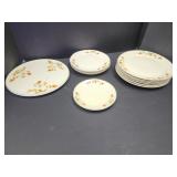 Jewel Tea  Trivet 9 1/2"W & Plates
