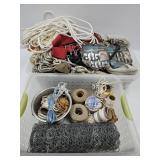 Tote Of Rope, Binding Straps +