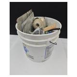 Bucket Of Garage Cabinet Clean Out