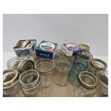 Pint Size Canning Jars, Rings & Rubbers