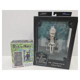 Rick & Morty Figure & NMBC Dr. Finkelstein Figure