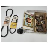 Lot Grinding Stones, Hole Saw, 2 V Belts, +