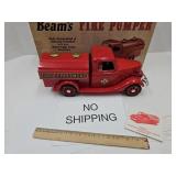 Sealed Jim Beam Fire Pumper Liquor Decanter Bottle