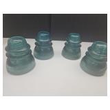 Lot of Vintage Glass Insulators