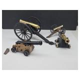 Lot of 4 Replica Cannons