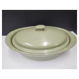 Longaberger Pottery- 3 Quart  Roaster-Sage no box