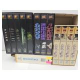 VHS Tapes- STAR WARS, Woodstock,+