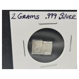 2 Grams .999 Silver