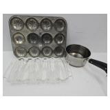 Glass Corn Pan, Rever & Minute Maid Pan