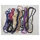 Costume Jewerly Beaded Necklace Lot
