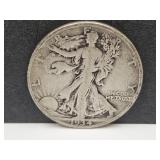 1934 S Silver Walking Liberty Half Dollar Coin