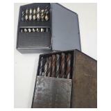 Lg Drill Bits w Cases