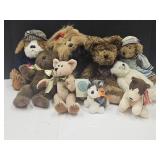 Lot of Plush Bears Boyd, Brass Button, Russ +