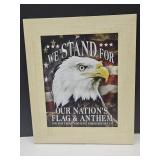 American Eagle Wall Decor  Mounyted Metal Sign