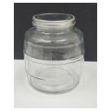 8" high  Glass Pickle Jar with Lid