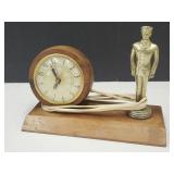 VTG Art Deco Serviceman Desk Clock