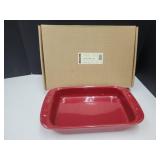 Longaberger Pottery-2 Quart Baking Dish-Paprika