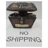 RESEALED Jim Beam TREASURE CHEST Liquor Decanter