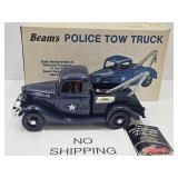 Sealed Jm Beam POLICE TOW TRUCK Decanter Bottle
