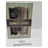 Sealed  ST GERMAIN W RECIPE BOOK Liquor Decanter
