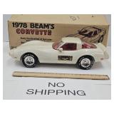 Sealed Jim Beam 78 CORVETTE Liquor Decanter Bottle