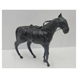 Vintage LG Leather Wrapped Horse 12"