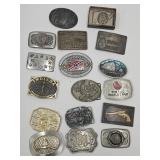Vintage Lot  of Brass Assorted Belt Buckles