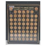 Lincoln Memorial Cents Set in Display