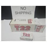 T22 LR Gun Ammo  (9 Boxes) Total RDS 450 NO SHIP