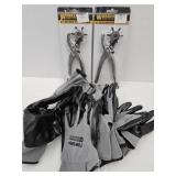 2 Leather Punch Plers, Bungee Cords & Gloves LG