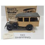 Sealed Jim Beam  WOODIE Liquor Decnater Bottle