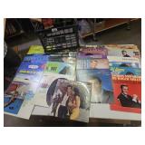 Lot of Country Albums in Crate See Titles