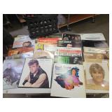Lot of Country Albums In Crate See Titles