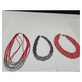 Costume Jewelry; Beaded Nacklaces