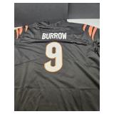 New Burrows Bengals Stitched Jersey  L