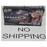 45 ACP 50 Rds Gun Ammo 250th Anniversary Ed.