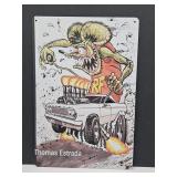 New Rat Fink Metal Sign 8" x 12"