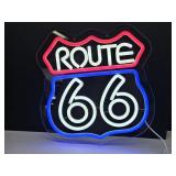 New Route 66 LED Sign 10" x 11"