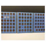Wheat Penny Coins Partial Book See Dates