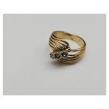 18KG Electroplated Ring Sz 5.5