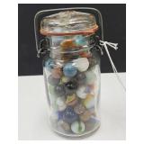 80 Vintage Marbles; 10 Are Clay Marbles